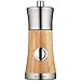 Ecooe Pepper Grinder Bamboo Salt Grinder Pepper Mill for Spices with Solid Ceramic Mill Mechanism