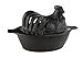 US Stove CS-01 Kettle Chicken Steamer, For Use with Hot Stove, Cast Iron, Black primary