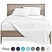 Bare Home Twin XL Sheet Set - College Dorm Size - Luxury 1800 Ultra-Soft Microfiber Twin Extra Long Bed Sheets - Deep Pockets - Easy Fit - Extra Soft - 3 Piece Set - Bed Sheets (Twin XL, White)