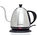 Electric Gooseneck Kettle for Drip and Pour Over Coffee and Tea By Cozyna, Stainless Steel, 1L