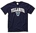 Campus Colors NCAA Adult Gameday Cotton T-Shirt - Premium Quality - Semi-Fitted Style - Officially Licensed Product (Villanova Wildcats - Navy, Medium)