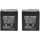 Universal Power Group 12V 5Ah Replacement Battery for Razor E100 Glow - 2 Pack