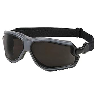 Crews Gray Safety Goggles, Anti-Fog, Scratch-Resistant ...