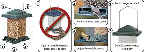 Audubon Vista Squirrel Resistant Bird Feeder  Model 75160