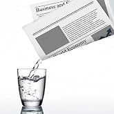 MOMOMAGE Drink in Water Newspaper Magic Tricks for Magicians Close up Magic Illusions Gimmick Props Mentalism Newspapers Hidden Water Magic