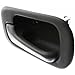 Evan-Fischer Interior Door Handle compatible with Honda Civic 92-95 Front LH Inside Gray Plastic Sedan (=Rear LH)