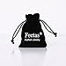 FECTAS Nipple Piercing Jewelry 14G Nipple Rings Stainless Steel Nipple Jewelry Straight Barbells Body Piercing Jewelry for Women Men Black