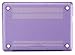 Kuzy Rubberized 13-Inch Hard Case See Thru for Macbook Pro 13.3-Inch - A1278 with or without Thunderbolt - Aluminum Unibody - Light Purple