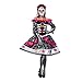 Spooktacular Creations Halloween Women’s Day of The Dead Costume, Senorita Dress for Women, Adult Halloween Costume for Party, Mexican Games Role Play (Medium)