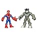 Playskool Heroes Marvel Super Hero Adventures Spider-Man and Rhino Figures