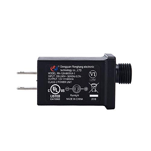 TRMESIA Replacement Yard Inflatable Power Supply Adaptor 12V 0.6A Class