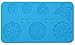 5pc Cake Decorating Molds- Premium Silicone Decoration Molds for Sugarcraft, Fondant, Gumpaste, Resin Mold, Lace Embossing Impression DIY Cake Fondant Decorating Mold-(set of 5)- Blue
