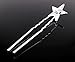 yueton 10pcs Bling Rhinestone Star Wedding Bridal Crystal Hair Pins Clips Women Headwear Hair Accessories