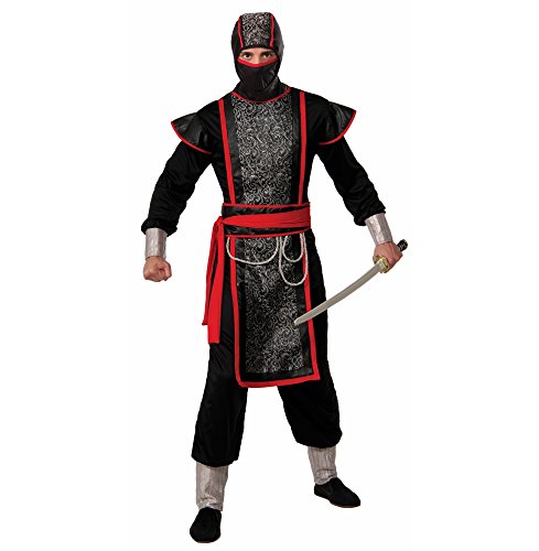 Forum Novelties Men's Ninja Master Costume with Hood, Multi, One Size