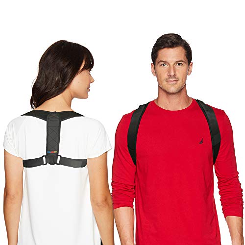 Langoofit Posture Corrector for Men and Women, Adjustable Upper Back Brace for Clavicle Support, Providing Pain Relief from Neck, Back & Shoulder, and Correcting Slouching, Hunching & Bad Posture