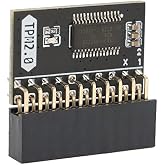 Goshyda TPM 2.0 Encryption Security Module, 20Pin 2 10P 2.54mm Pitch TPM 2.0 Security Module for, for