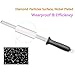 Wiitek 12inch Diamond Houselold Sharpening Rod, Professional Kitchen Knife Sharpener Steel, Premium Knife Blades Honer, Ideal for Master Chef, Home Cooking and Hunting, 600# Grit, Oval