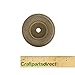 3″ Treaded Wood Wheels, 1″ Thick, 3/8″ Hole, Bag of 4