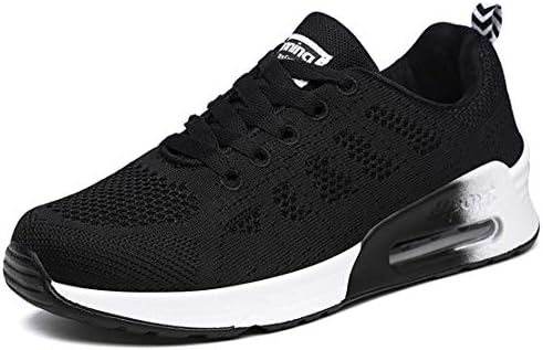 QZBAOSHU Women Lightweight Walking Shoes Ladies Trainers Air Cushion Running Sneakers
