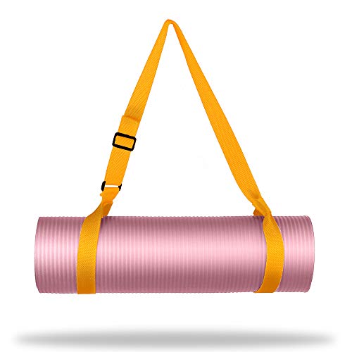 image for WEHE Yoga Strap Mat Strap Sling with Adjustable Buckle, Carrying Strap
