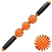 Hippih Muscle Roller Massage for Relief Muscle Soreness, Trigger Point Body Massage Stick, Pressure Point Massager Tools,Help Legs/Back/arms/Shoulders/Thigh Recovery Orange