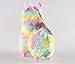 AMUSE Rainbow Alpaca 14cm Ball Chain Hanging Plush Doll