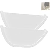 2 Pk Cat Litter Box Guard for Meowant MW-SC01 Automatic Cat Litter Box, Spill-Reducing Barrier/Sloped Sill for Clean Pet Area