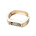 Holaca Fitbit Flex Replacement Band, Metal Smart Watch Bands Replacement Bracelet Bangle With Carrying Bag for Fitbit Flex (Golded)