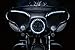 Kuryakyn 5029 Motorcycle Lighting: Fairing Mounted H3 Halogen Lamp Driving Lights with Turn Signal/Blinker Light for 1997-2019 Harley-Davidson Motorcycles, Gloss Black, 1 Pair