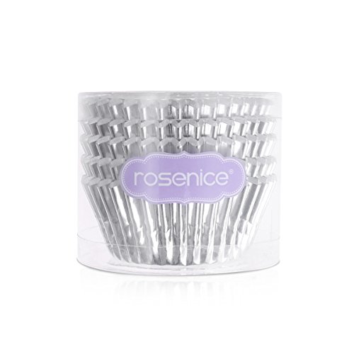 5 ROSENICE+Cupcake+Liners+Aluminum+Muffin