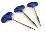 Narex Twist Gimlet 3 Piece Set with 3, 4 and 5 mm Sizes for Screw Sizes #4 through #8.