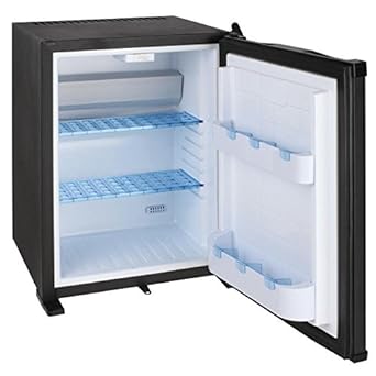 Mini Kühlschrank Minibar Getränkekühlschrank (30 Liter Volumen, 0 dB, abschließbar ) schwarz