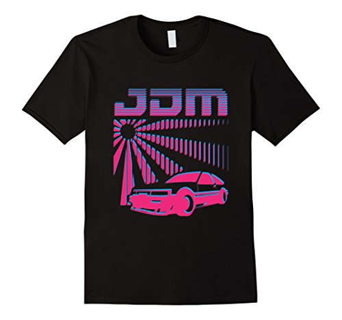 Retro 80's Style Synthwave JDM Tshirt Drift Car lovers