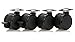 Katu BK-BB6005-23 Set of 4 Furniture Swivel Plate Caster with Brake for hardwood floors, Diameter 2 3/8