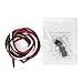 BUTEFO DIY Spiral Wire Cable Protectors/Cable Wrap/Wire Organizer/Cord Manager for Most of Charging Data Cable (Black+Red+White)