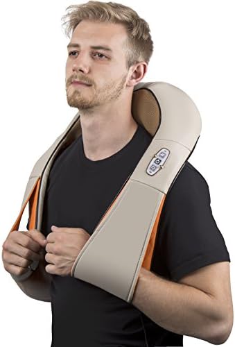 Full Body Massage, Deep Shiatsu Kneading Shoulder Massagers With Heat | Electric Neck &amp; Back Massager | Chair, Car, Office