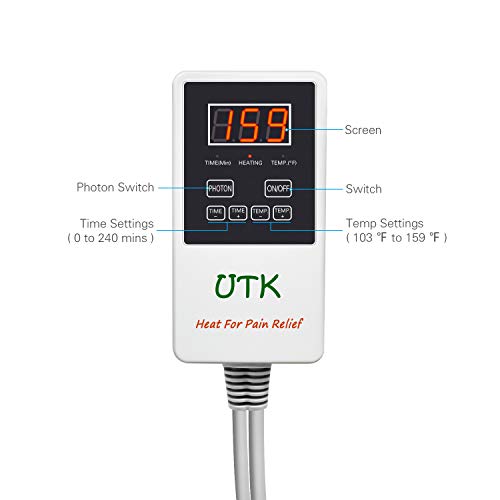 UTK Far Infrared Heating Pad for Full Back 21"x38" [FSA or HSA Eligible