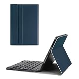 Fintie iPad Mini 4 Keyboard Case - Blade X1 Slim Shell Lightweight Cover w/Magnetically Detachable Wireless Bluetooth Keyboard for Apple iPad Mini 4 (2015 Release), Navy Blue