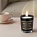 Cafthings Scented Candles Gift Set 3 Pack Black Candles, Premium Matte Black Glass Packaging, Natural Soy Wax, for Stress Relief Home Decor and Aromatherapy(3 Pack)thumb 2