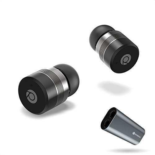 Rowkin Bit Charge Touch: True Wireless Earbuds w/Charging Case 48 Hour Talk Time Bluetooth Headphones Hands-free Earphones Headset w/Mic & Noise Reduction For Android Samsung & iPhone (Black) Rowkin Bit Charge Touch: True Wireless Earbuds w/Charging Case 48 Hour Talk Time Bluetooth Headphones Hands-free Earphones Headset w/Mic & Noise Reduction For Android Samsung & iPhone (Black)