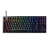 Razer Huntsman Tournament Edition TKL Tenkeyless Gaming Keyboard: Linear Optical Switches - Instant Actuation - Customizable Chroma RGB Lighting - Programmable Macro Functionality - Matte Black