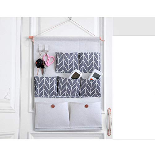 BIGBOBA Colgador de Pared de Tela Bolsa de Almacenamiento de Puerta de