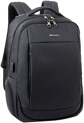 KOPACK Business Backpack Tsa Friendly Anti Theft Scan Smart Laptop Bag Black