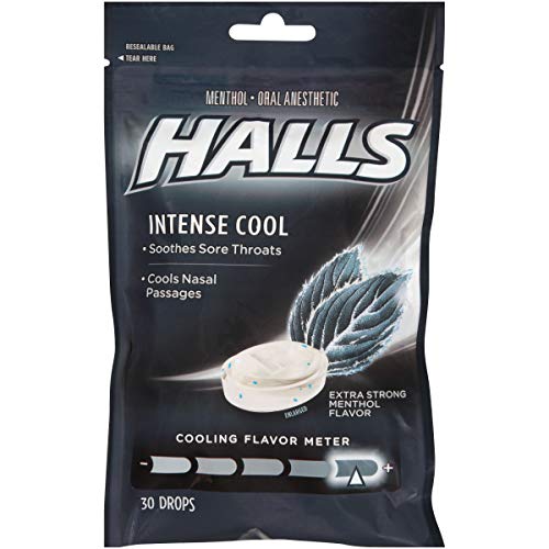 Halls Extra Strength Intense Cool Cough Drops with Menthol 360