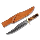 Colt Bandit Bowie Damascus Knife