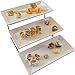 3 Tier Serving Tray Cake Stand Three Tiered Dessert Tray Food Server Display Rack White Plates