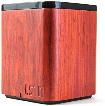 LSTN Satellite Cherry Wood Portable Bluetooth Speaker with Built-in Microphone