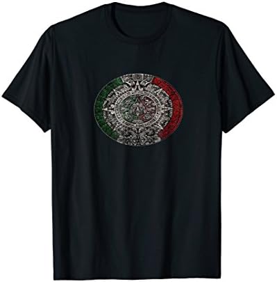 Mens Mexican Aztec Calendar 3XL Black