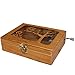 Engraved Wooden Music Box With An Owl Engraved On Top Perfect Gift for Graduation/Birthdays/ Happy Potter fan