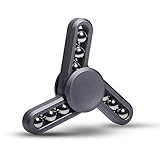 Fidget Spinner, Hand Spinner, Spinning Tops Toy Metal Aluminum Alloy Cover with Stainless Steel Beads Stress Reducer Focus Toy Relieves Boredom for Anxiety, ADD, ADHD, and Autism